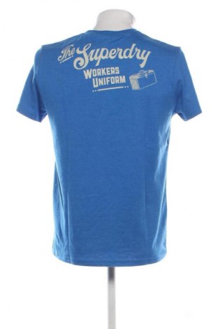 Męski T-shirt Superdry, Rozmiar XL, Kolor Niebieski, Cena 98,99 zł