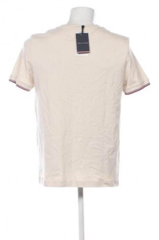 Męski T-shirt Tommy Hilfiger, Rozmiar XL, Kolor Beżowy, Cena 271,99 zł