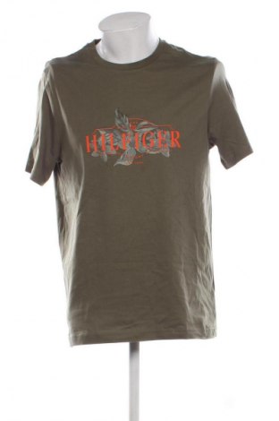 Ανδρικό t-shirt Tommy Hilfiger, Μέγεθος L, Χρώμα Πράσινο, Τιμή 21,99 €