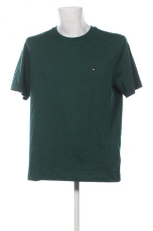 Męski T-shirt Tommy Hilfiger, Rozmiar XL, Kolor Zielony, Cena 183,99 zł