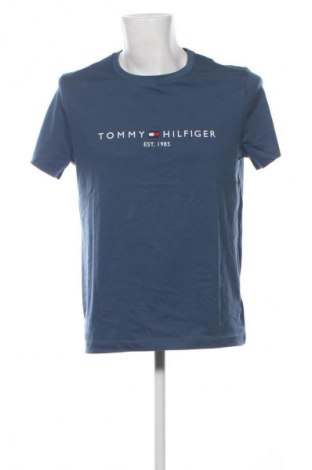 Tricou de bărbați Tommy Hilfiger, Mărime L, Culoare Albastru, Preț 186,99 Lei