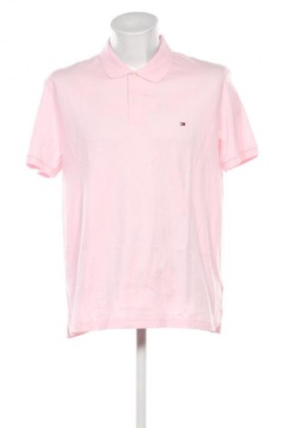 Męski T-shirt Tommy Hilfiger, Rozmiar XXL, Kolor Różowy, Cena 404,99 zł