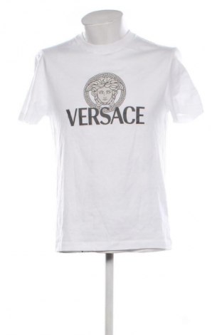 Męski T-shirt Versace, Rozmiar M, Kolor Biały, Cena 589,99 zł