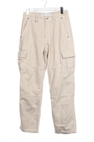 Мъжки панталон Bershka, Размер S, Цвят Бежов, Цена 11,75 €