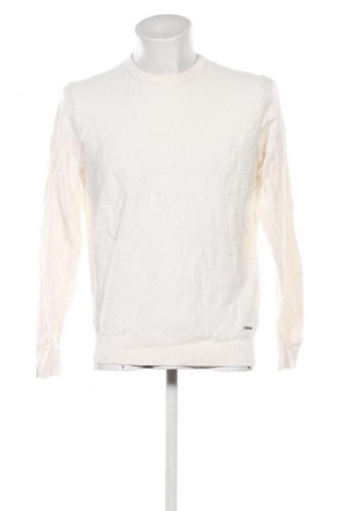 Férfi pulóver Bugatti, Méret L, Szín Fehér, Ár 8 269 Ft