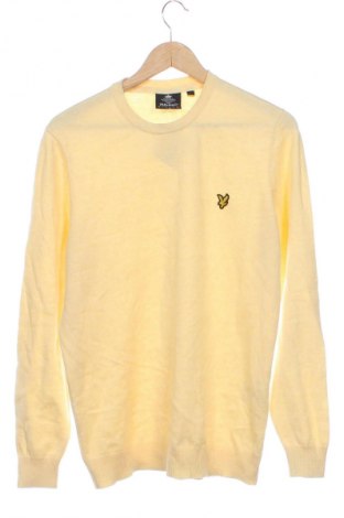 Férfi pulóver Lyle & Scott, Méret L, Szín Sárga, Ár 12 554 Ft