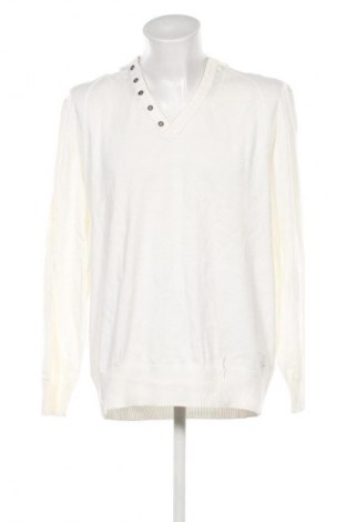 Мъжки пуловер Tom Tailor, Размер XXL, Цвят Бял, Цена 14,31 €