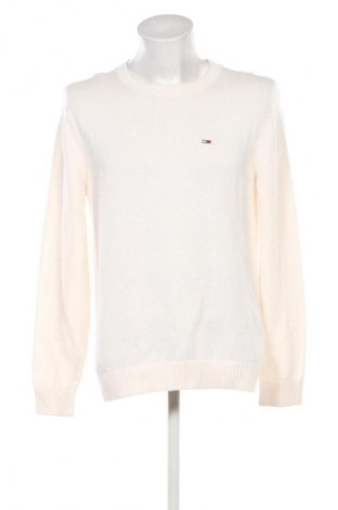 Herrenpullover Tommy Jeans, Größe L, Farbe Weiß, Preis € 36,99, #135412343
