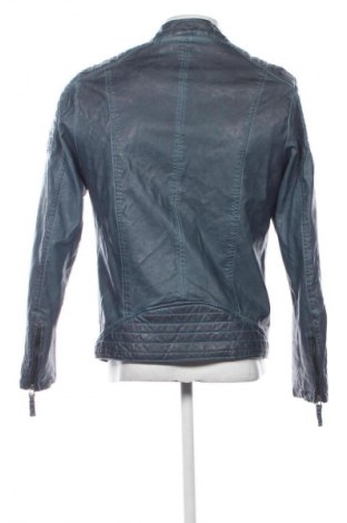 Herren Lederjacke Cipo & Baxx, Größe M, Farbe Blau, Preis 14,99 €