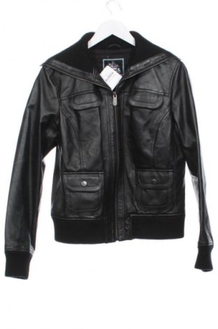 Pánská kožená bunda  East Village, Velikost XS, Barva Černá, Cena  839,00 Kč