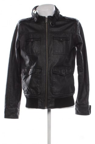 Pánská kožená bunda  H&M, Velikost L, Barva Černá, Cena  1 629,00 Kč