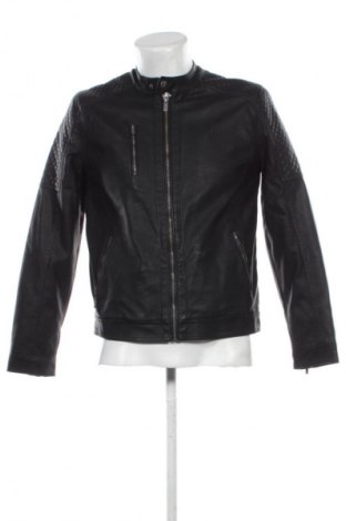 Męska skórzana kurtka Pepe Jeans, Rozmiar M, Kolor Czarny, Cena 444,22 zł