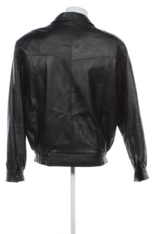 Мъжко кожено яке Unbranded, Размер L, Цвят Черен, Цена 27,60 €