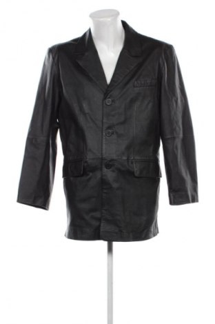 Мъжко кожено яке Unbranded, Размер XL, Цвят Черен, Цена 27,60 €