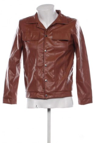Мъжко кожено яке Unbranded, Размер S, Цвят Кафяв, Цена 8,69 €
