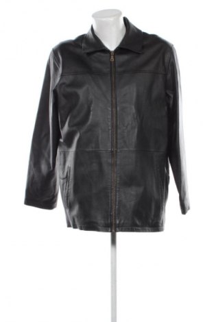 Мъжко кожено яке Unbranded, Размер M, Цвят Черен, Цена 32,21 €