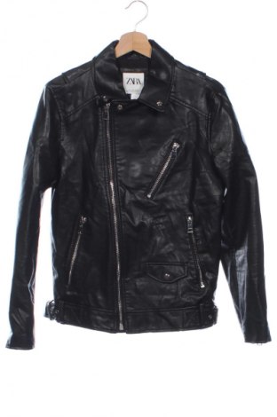 Geacă de piele pentru bărbati Zara, Mărime S, Culoare Negru, Preț 124,99 Lei