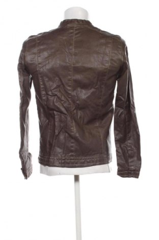 Ανδρικό δερμάτινο μπουφάν Zara, Μέγεθος M, Χρώμα Πράσινο, Τιμή 20,99 €