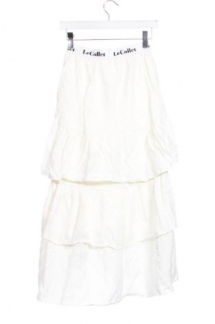 Spódnica Le collet, Rozmiar XS, Kolor Biały, Cena 65,99 zł