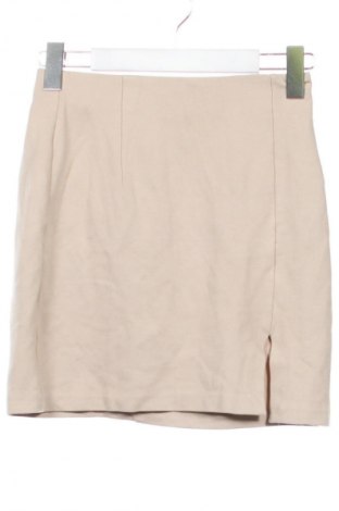 Φούστα Stradivarius, Μέγεθος XS, Χρώμα  Μπέζ, Τιμή 8,99 €