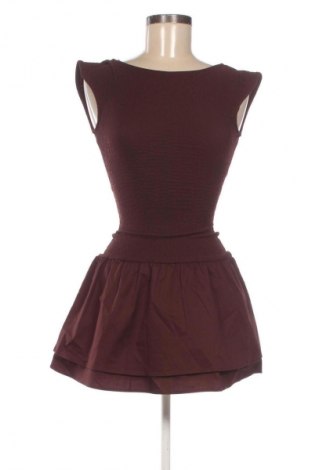 Φόρεμα Bershka, Μέγεθος XS, Χρώμα Καφέ, Τιμή 32,00 €