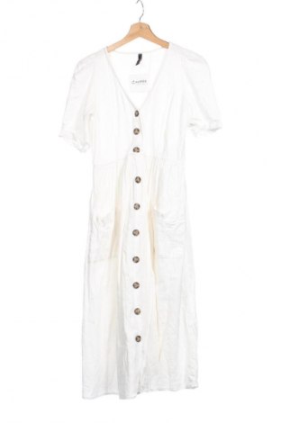 Kleid Zara, Größe XS, Farbe Ecru, Preis 22,99 €