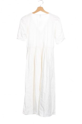 Kleid Zara, Größe XS, Farbe Ecru, Preis 22,99 €