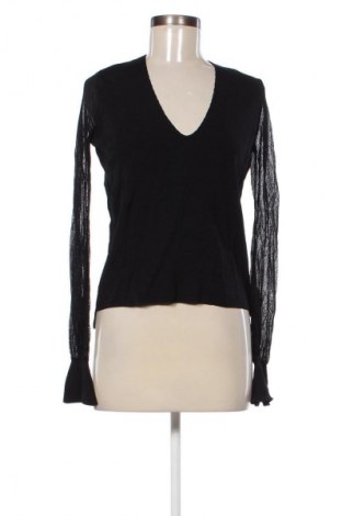 Дамска блуза Zara Knitwear, Размер M, Цвят Черен, Цена 4,60 €