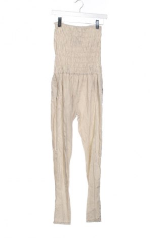 Дамски дълъг гащеризон Unbranded, Размер XS, Цвят Бежов, Цена 4,09 €