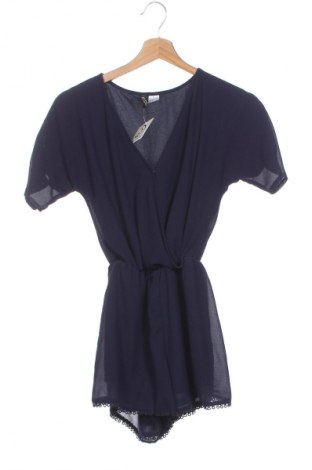 Dámská krátká kombinéza  H&M Divided, Velikost XXS, Barva Modrá, Cena  109,00 Kč