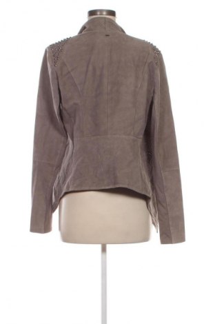 Damen Lederjacke IKKS, Größe L, Farbe Grau, Preis 48,99 €