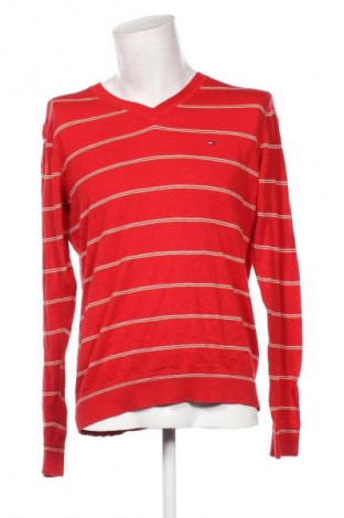 Herrenpullover Hilfiger Denim, Größe XL, Farbe Rot, Preis € 18,99