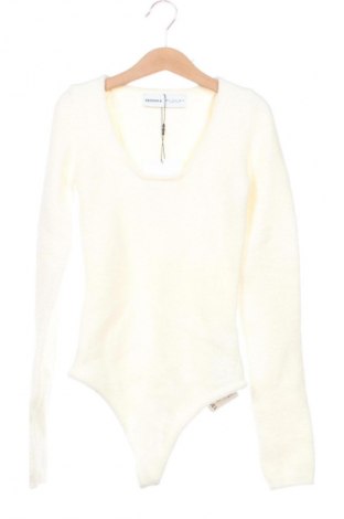 Γυναικεία μπλούζα-Κορμάκι Bershka, Μέγεθος M, Χρώμα Εκρού, Τιμή 13,99 €