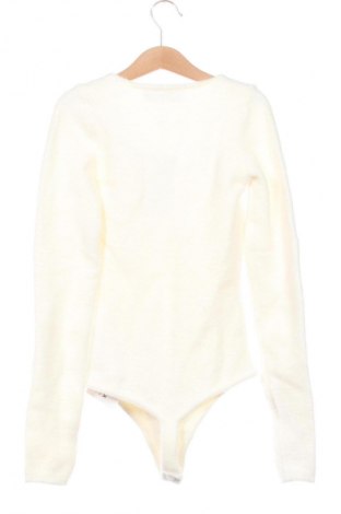 Γυναικεία μπλούζα-Κορμάκι Bershka, Μέγεθος M, Χρώμα Εκρού, Τιμή 13,99 €