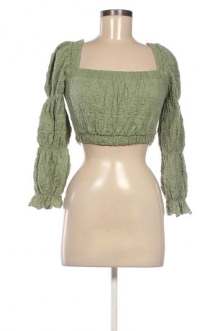 Bluzka damska Bershka, Rozmiar S, Kolor Zielony, Cena 42,99 zł