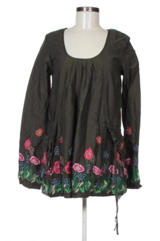 Дамска блуза Desigual, Размер L, Цвят Зелен, Цена 20,45 €