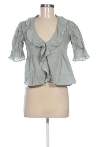 Дамска блуза H&M Divided, Размер XS, Цвят Зелен, Цена 16,99 €