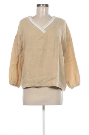 Bluzka damska Makadamia, Rozmiar M, Kolor Beżowy, Cena 135,99 zł