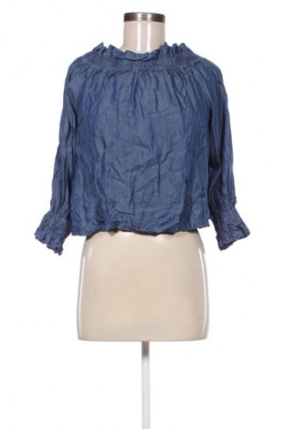 Bluză de femei Mango, Mărime M, Culoare Albastru, Preț 60,99 Lei