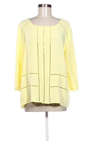 Γυναικεία μπλούζα Rockmans, Μέγεθος XXL, Χρώμα Κίτρινο, Τιμή 15,00 €