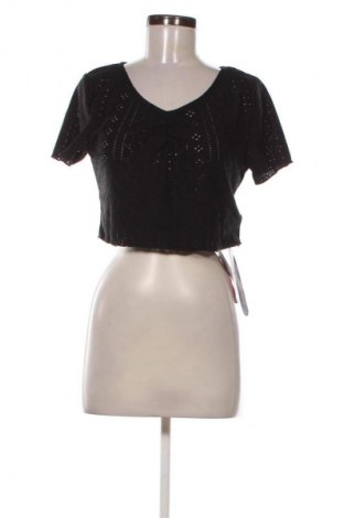 Дамска блуза Romwe, Размер L, Цвят Черен, Цена 7,15 €