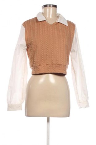 Дамска блуза SHEIN, Размер S, Цвят Кафяв, Цена 10,22 €