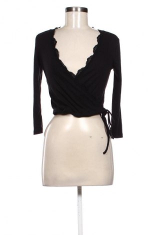 Γυναικεία μπλούζα Stradivarius, Μέγεθος M, Χρώμα Μαύρο, Τιμή 14,07 €