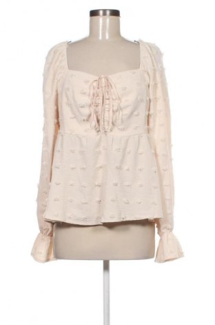 Дамска блуза Unbranded, Размер XL, Цвят Бежов, Цена 6,13 €