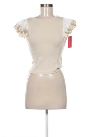 Дамска блуза Unbranded, Размер XXS, Цвят Бежов, Цена 7,15 €