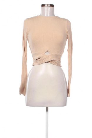 Дамска блуза Unbranded, Размер XS, Цвят Бежов, Цена 6,13 €