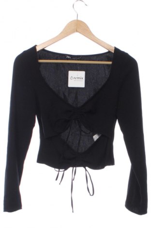 Γυναικεία μπλούζα Zara, Μέγεθος XS, Χρώμα Μαύρο, Τιμή 11,99 €