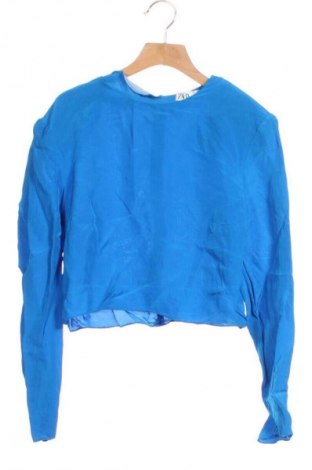 Bluză de femei Zara, Mărime S, Culoare Albastru, Preț 43,99 Lei
