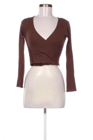 Дамска блуза Zara, Размер S, Цвят Кафяв, Цена 8,18 €