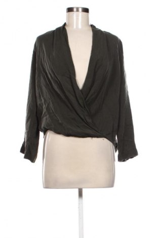 Γυναικεία μπλούζα Zara, Μέγεθος S, Χρώμα Πράσινο, Τιμή 14,99 €